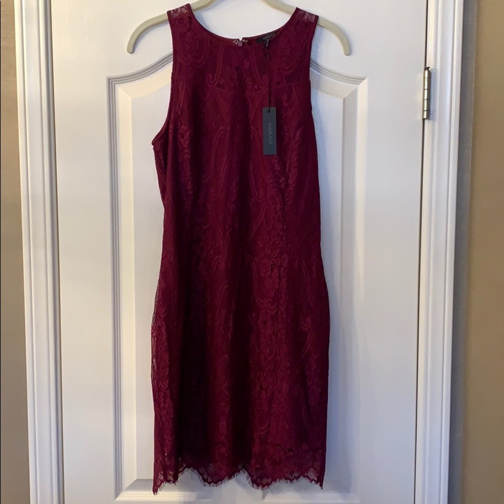 Purple strapped dress